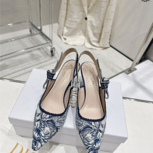 High Quality Luxury Dior Kitten Heel High Heels – Style 73254 product detail