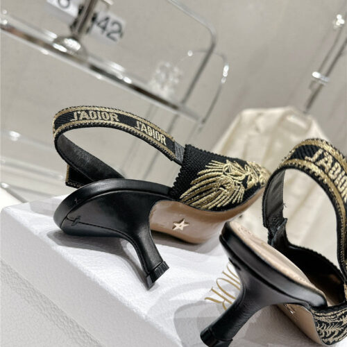 High Quality Luxury Dior Kitten Heel High Heels – Style 88518 product detail