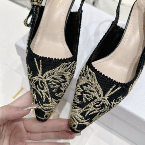 High Quality Luxury Dior Kitten Heel High Heels – Style 88518 product detail