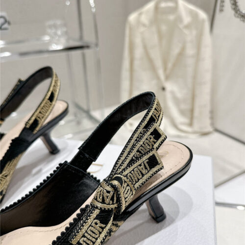 High Quality Luxury Dior Kitten Heel High Heels – Style 88518 product detail