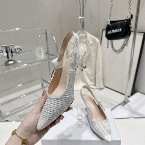 High Quality Luxury Dior Kitten Heel High Heels – Style 64230 product detail