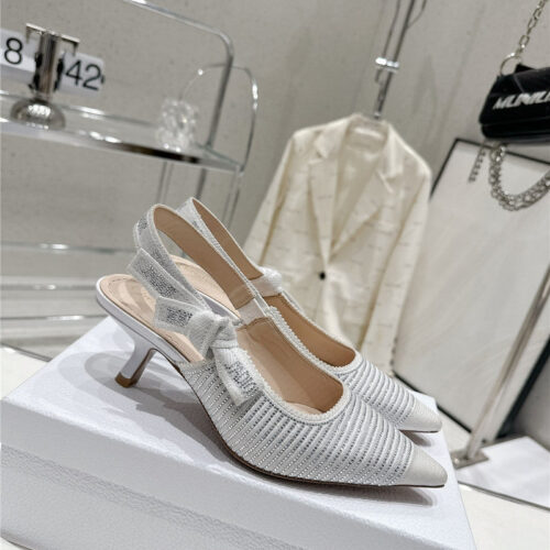High Quality Luxury Dior Kitten Heel High Heels – Style 64230