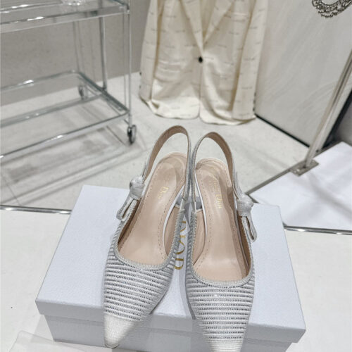 High Quality Luxury Dior Kitten Heel High Heels – Style 64230 product detail