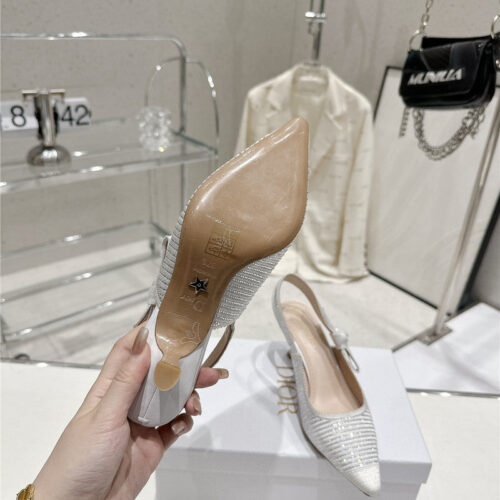 High Quality Luxury Dior Kitten Heel High Heels – Style 64230 product detail