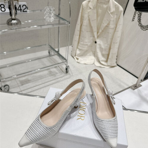 High Quality Luxury Dior Kitten Heel High Heels – Style 64230 product detail