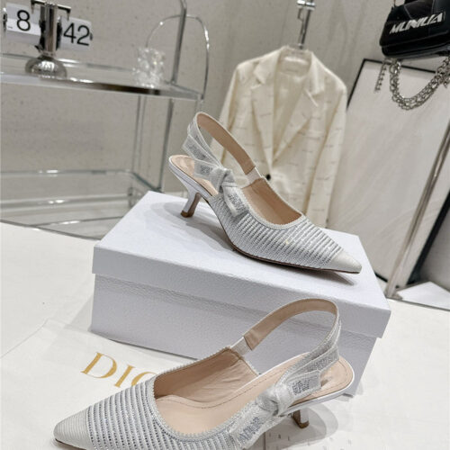 High Quality Luxury Dior Kitten Heel High Heels – Style 64230 product detail