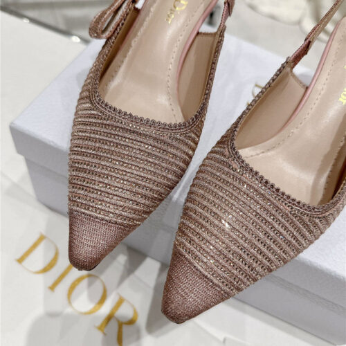 High Quality Luxury Dior Kitten Heel High Heels – Style 77798 product detail