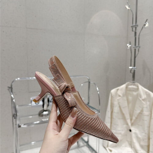 High Quality Luxury Dior Kitten Heel High Heels – Style 77798 alternate view