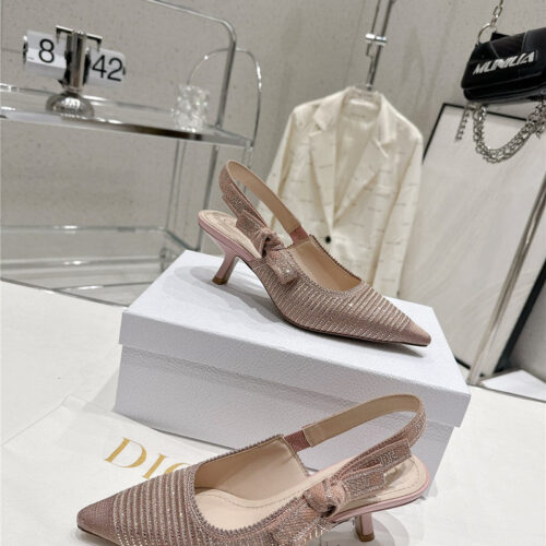 High Quality Luxury Dior Kitten Heel High Heels – Style 77798 product detail