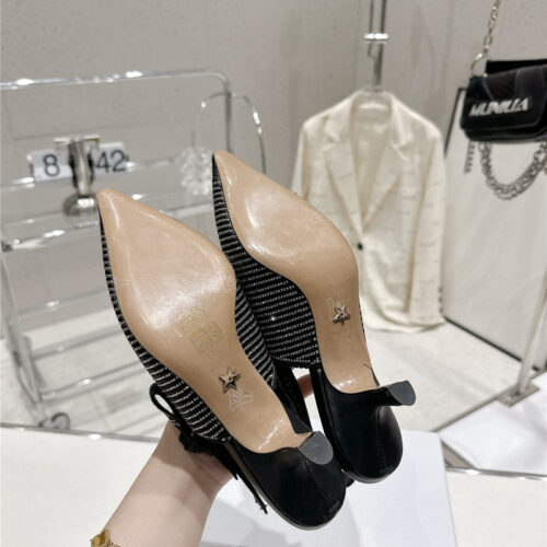 High Quality Luxury Dior Kitten Heel High Heels product detail