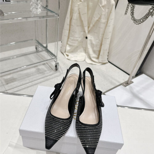 High Quality Luxury Dior Kitten Heel High Heels product detail