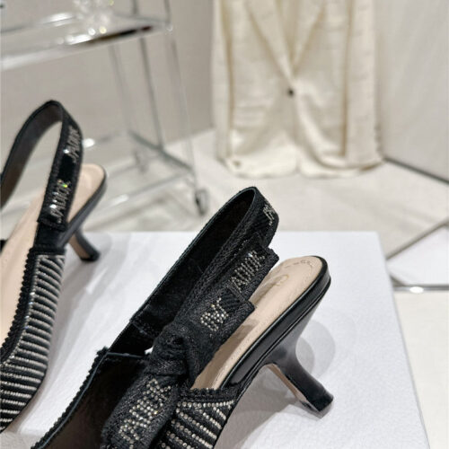 High Quality Luxury Dior Kitten Heel High Heels product detail