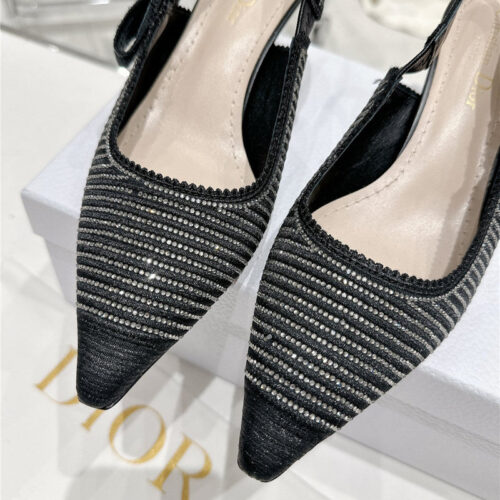 High Quality Luxury Dior Kitten Heel High Heels product detail
