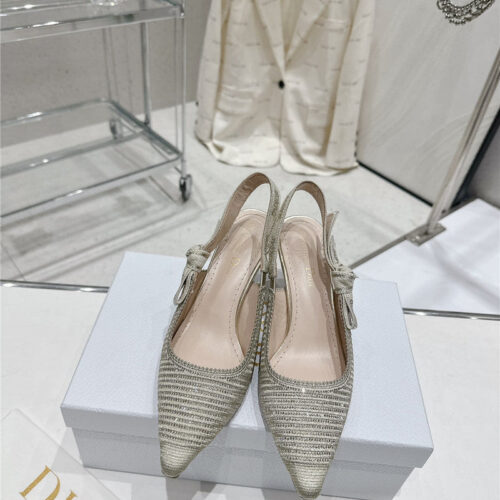 High Quality Luxury Dior Kitten Heel High Heels – Style 11718 product detail