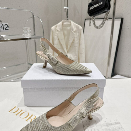 High Quality Luxury Dior Kitten Heel High Heels – Style 11718 product detail