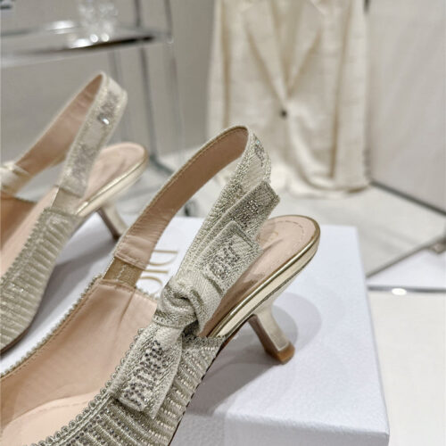 High Quality Luxury Dior Kitten Heel High Heels – Style 11718 product detail