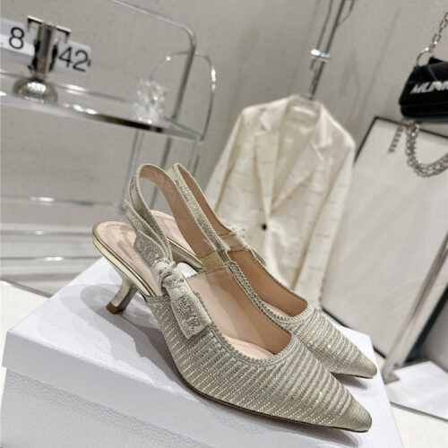 High Quality Luxury Dior Kitten Heel High Heels – Style 11718