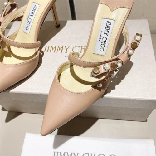 High Quality Luxury Jimmy Choo Bow High Heel Sandals Slippers – Style 57399 product detail