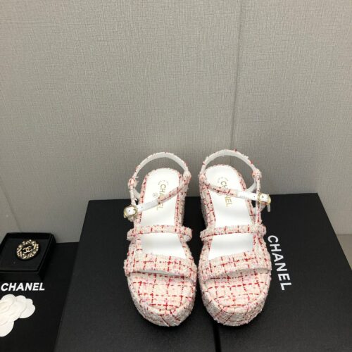 High Quality Luxury Chanel Back Metal Logo Sandals – Style 85062 product detail