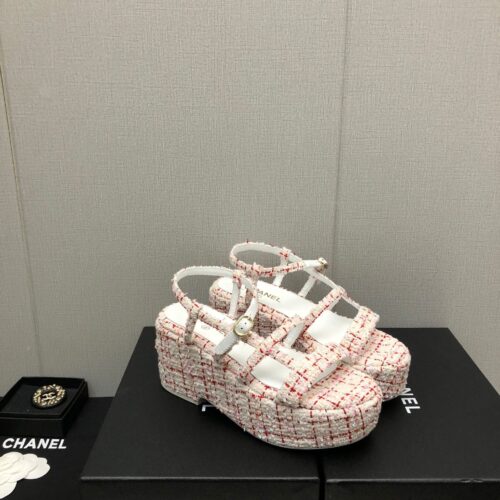 High Quality Luxury Chanel Back Metal Logo Sandals – Style 85062 product detail
