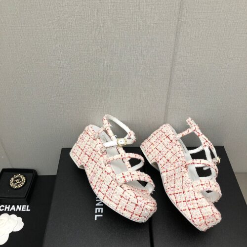 High Quality Luxury Chanel Back Metal Logo Sandals – Style 85062 product detail
