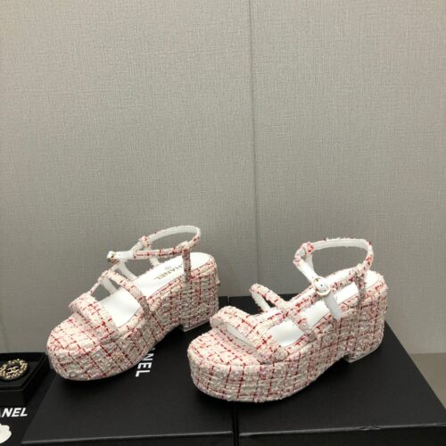 High Quality Luxury Chanel Back Metal Logo Sandals – Style 85062