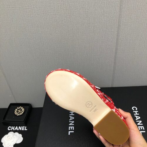 High Quality Luxury Chanel Back Metal Logo Sandals – Style 88454 product detail