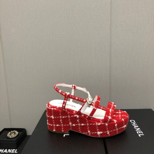 High Quality Luxury Chanel Back Metal Logo Sandals – Style 88454 product detail