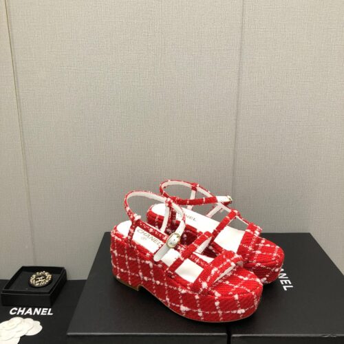 High Quality Luxury Chanel Back Metal Logo Sandals – Style 88454 product detail