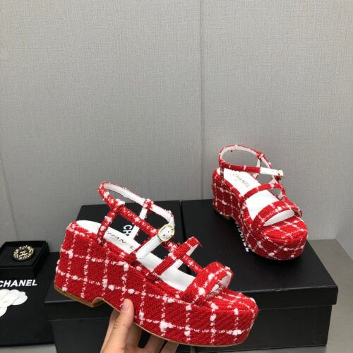 High Quality Luxury Chanel Back Metal Logo Sandals – Style 88454 alternate view
