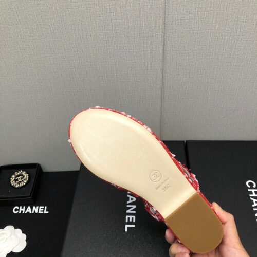 High Quality Luxury Chanel Back Metal Logo Sandals – Style 05414 product detail