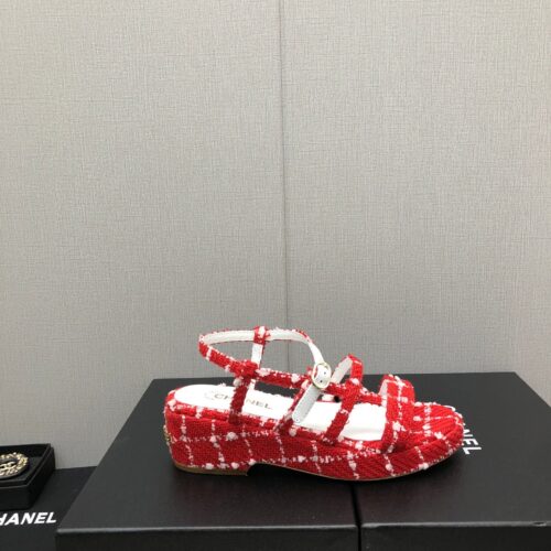 High Quality Luxury Chanel Back Metal Logo Sandals – Style 05414 product detail