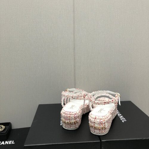 High Quality Luxury Chanel Back Metal Logo Sandals – Style 50054 product detail