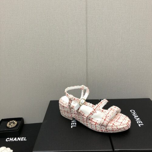 High Quality Luxury Chanel Back Metal Logo Sandals – Style 50054 product detail