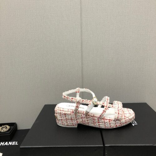High Quality Luxury Chanel Back Metal Logo Sandals – Style 50054 product detail