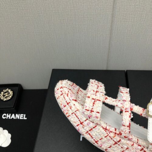 High Quality Luxury Chanel Back Metal Logo Sandals – Style 50054 product detail