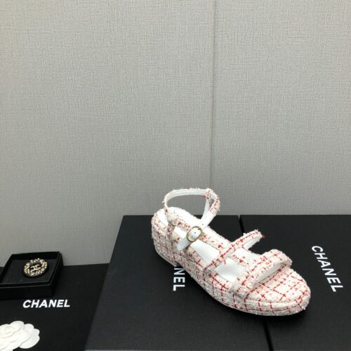 High Quality Luxury Chanel Back Metal Logo Sandals – Style 50054 product detail