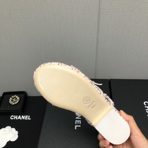 High Quality Luxury Chanel Back Metal Logo Sandals – Style 50054 product detail