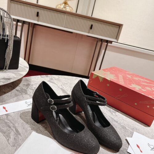 High Quality Luxury Christian Louboutin Mary Jane Shoes – Style 29300