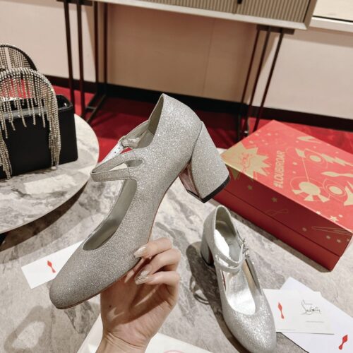 High Quality Luxury Christian Louboutin Mary Jane Shoes alternate view