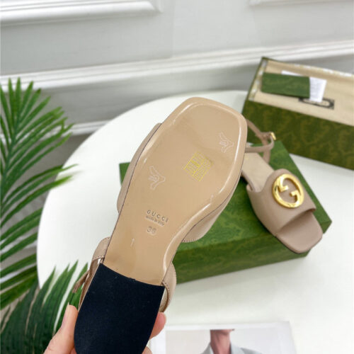 High Quality Luxury Gucci Flagship Series Sandals – Style 46355 product detail