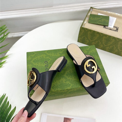 High Quality Luxury Gucci Flagship Series Slippers product detail
