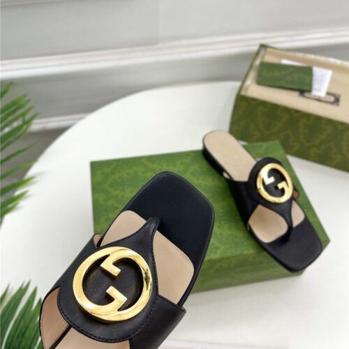 High Quality Luxury Gucci Flagship Series Slippers product detail