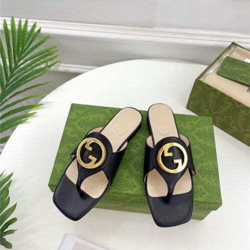 High Quality Luxury Gucci Flagship Series Slippers product detail