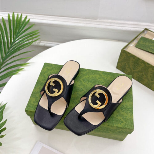 High Quality Luxury Gucci Flagship Series Slippers product detail
