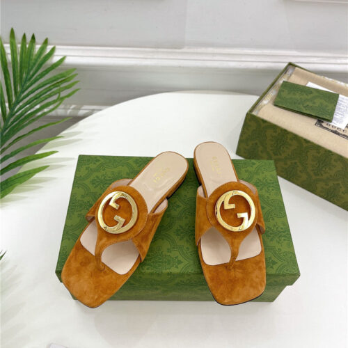 High Quality Luxury Gucci Flagship Series Slippers – Style 42963 product detail