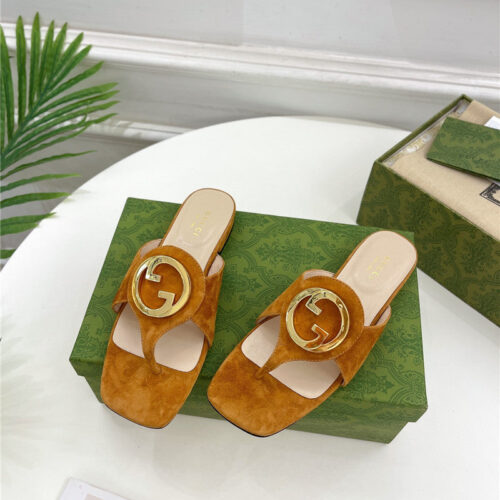 High Quality Luxury Gucci Flagship Series Slippers – Style 42963 product detail