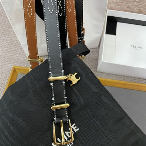 High Quality Luxury Celine Embroidered Belt In Vintage Calfskin – Style 38513 product detail