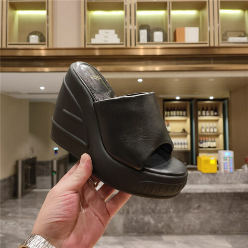 High Quality Luxury Fendi Wedge Platform Sandals product detail