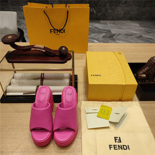 High Quality Luxury Fendi Wedge Platform Sandals – Style 03635 product detail